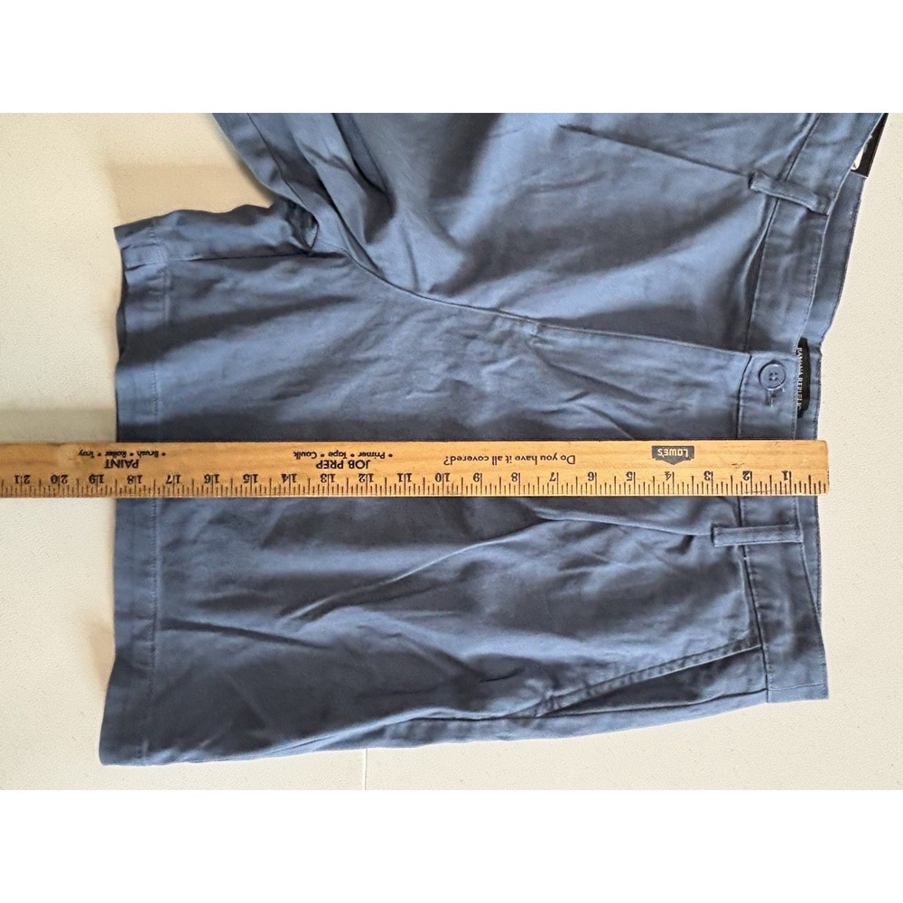 NWT Banana Republic Women's Pleat Front Shorts, Blue, Size 14 - Picture 9 of 12